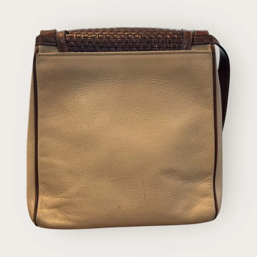 Rare Vintage Bally Pavone Flap Leather Satchel